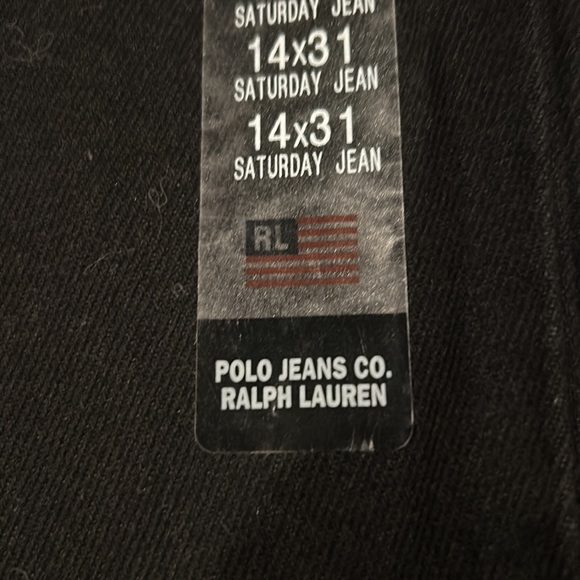 NWT Polo Jeans Company Ralph Lauren Black Saturday Jean 14x31 Vintage - Picture 16 of 16